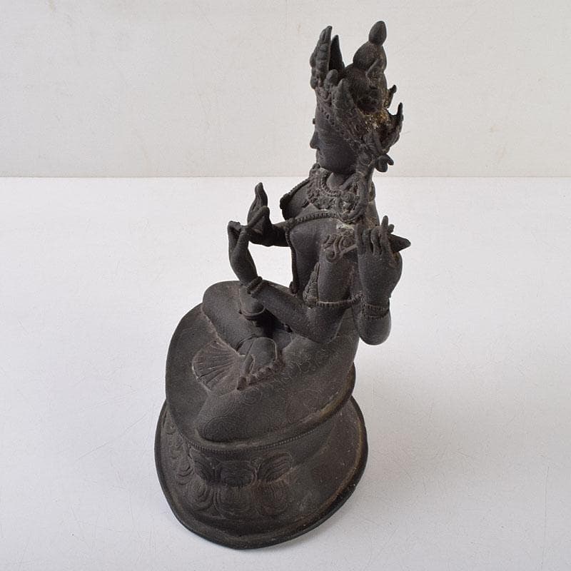 横山　中国　古銅　チベット仏　仏像　M　R9256