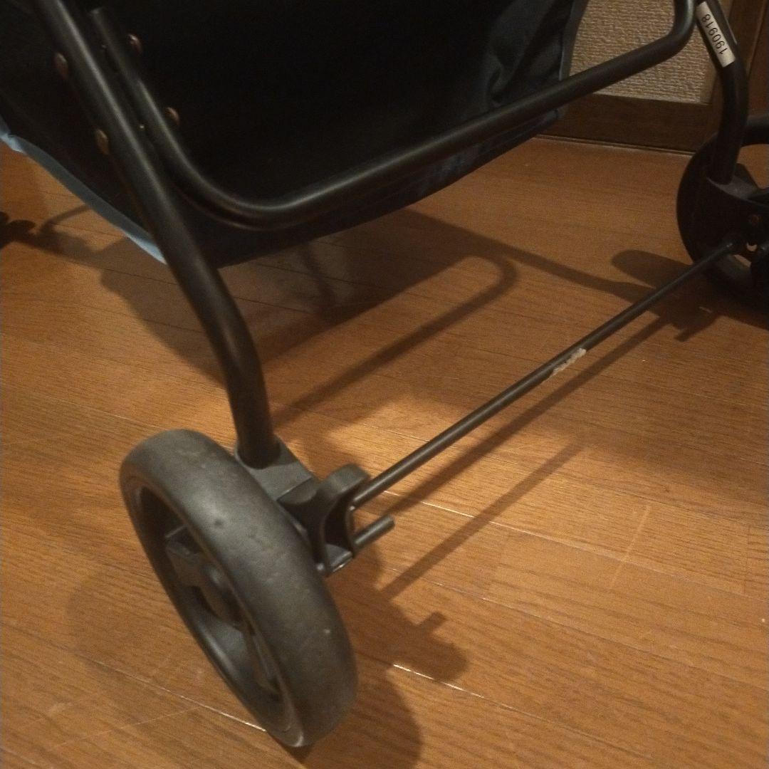 【良品】リッチェル ペットカート 紺 星　定価29,700(税込)エルフィ