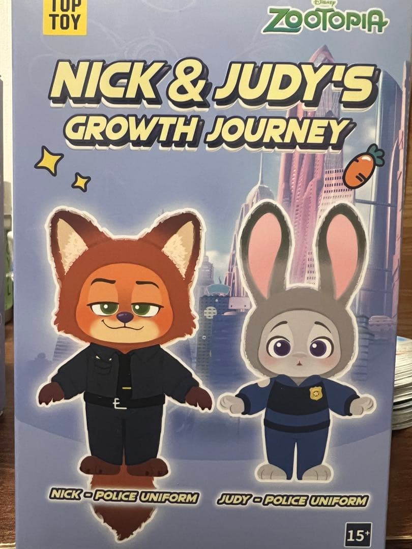 Zootopia ニック＆ジュディの成長の旅 フィギュアセット