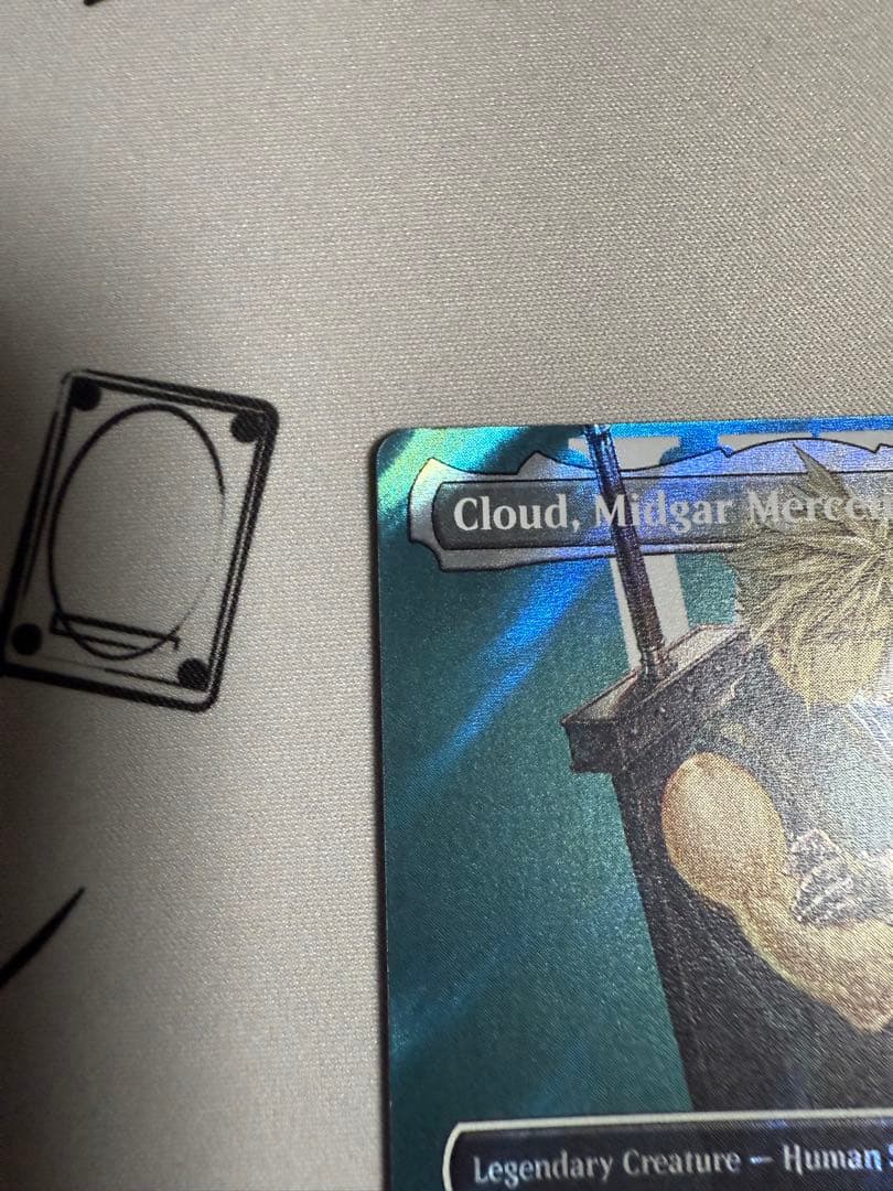 ミッドガルの傭兵、クラウド 英語 サージFOIL