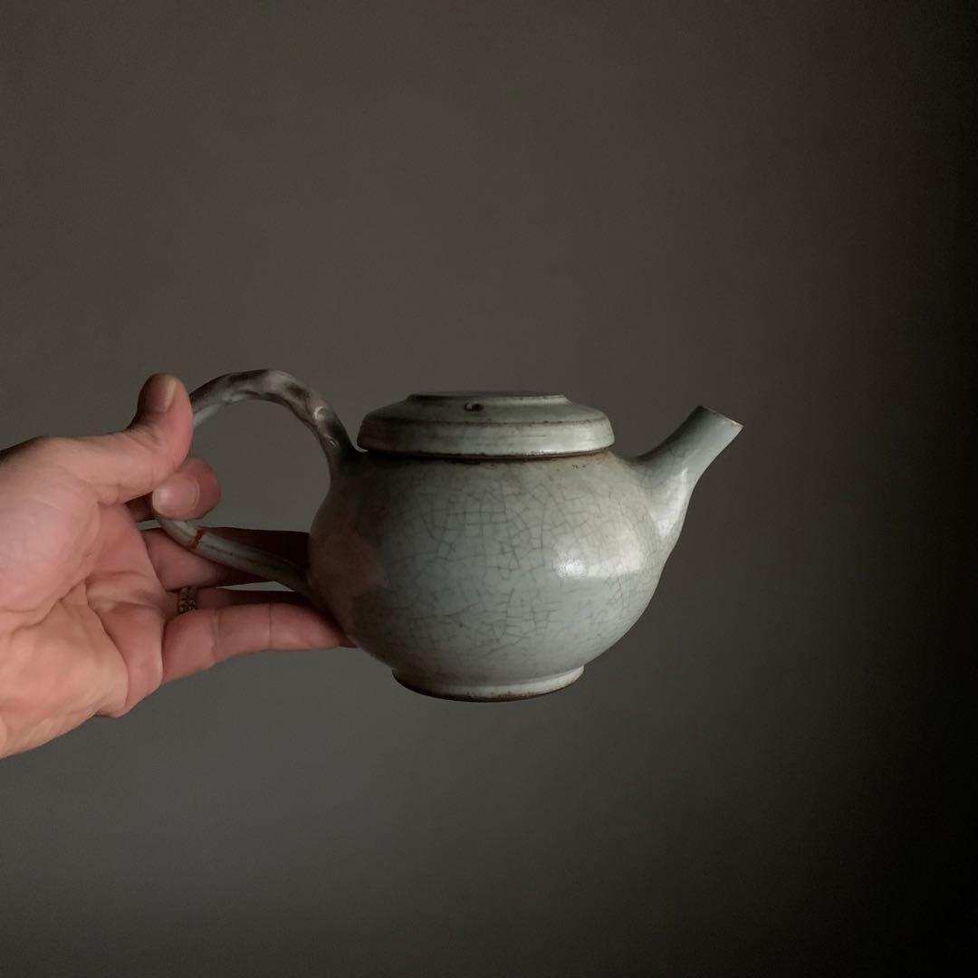 失透釉 後手 急須 古美術 古道具 アンティーク