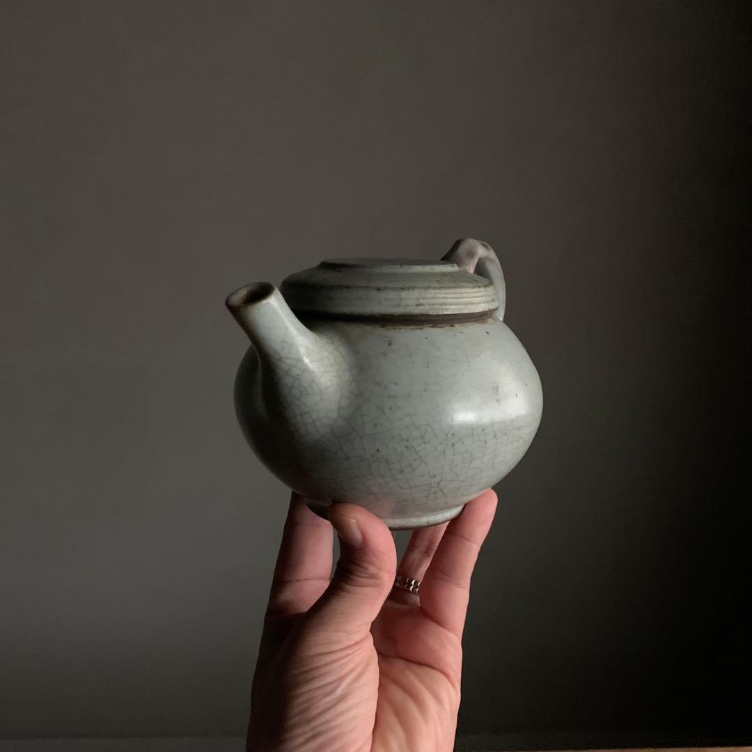 失透釉 後手 急須 古美術 古道具 アンティーク