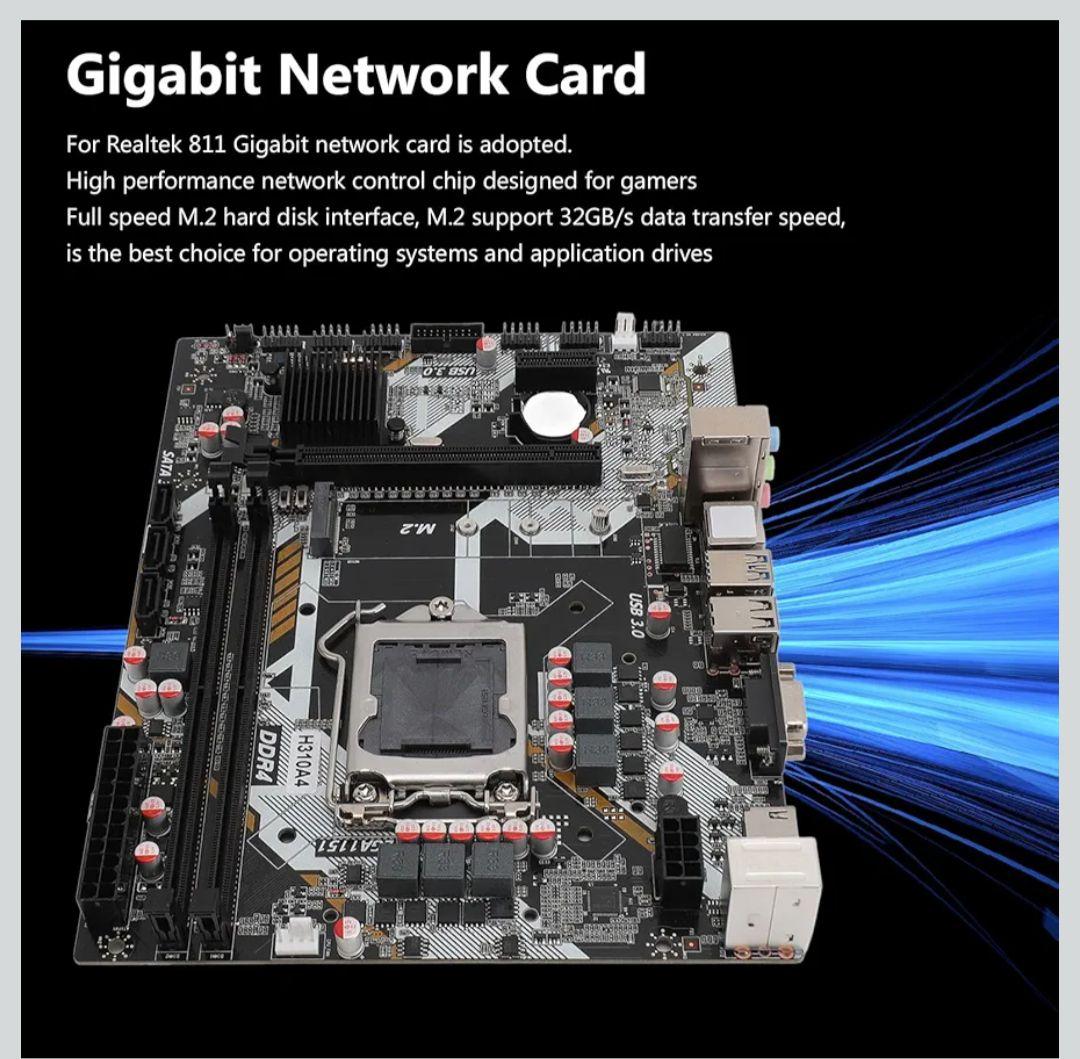 H310A4 ATXコンピューターマザーボードデュアルチャンネルDDR4