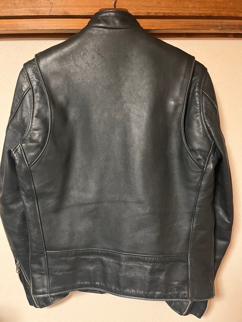 Schott 641xx シングルライダース ブラック 34