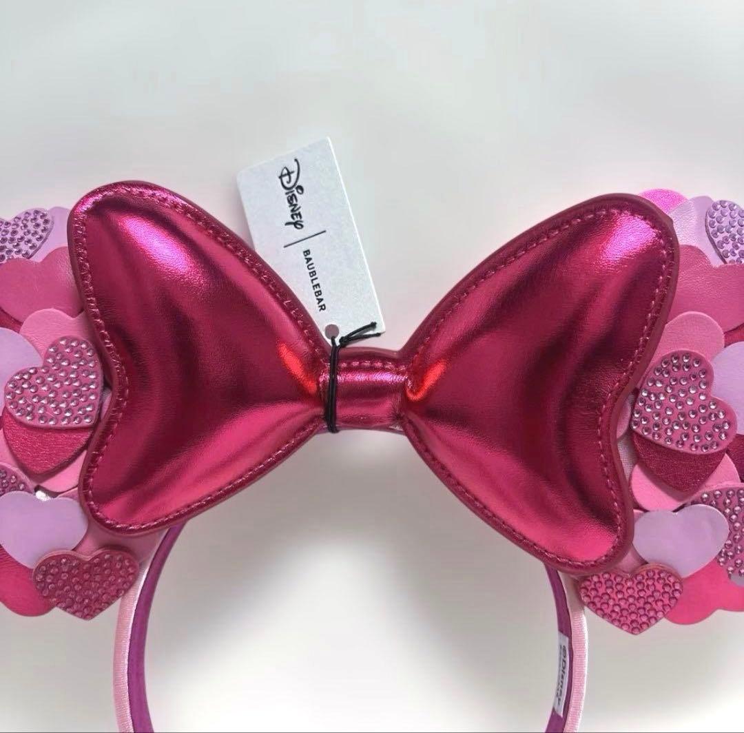 日本未発売　Disney×BAUBLEBAR ピンクハートカチューシャ日本未発売