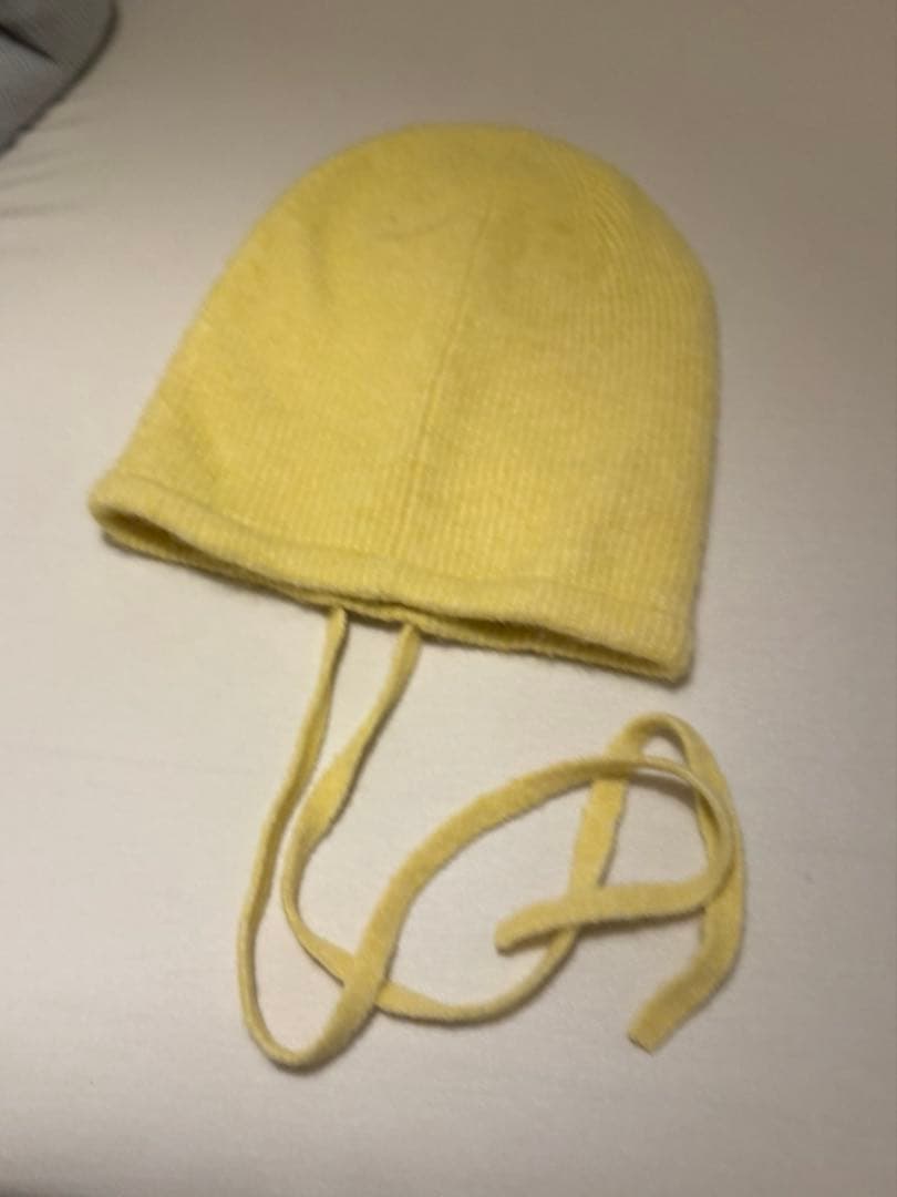 Rosary moon Bucktail Knit Beanie ビーニー