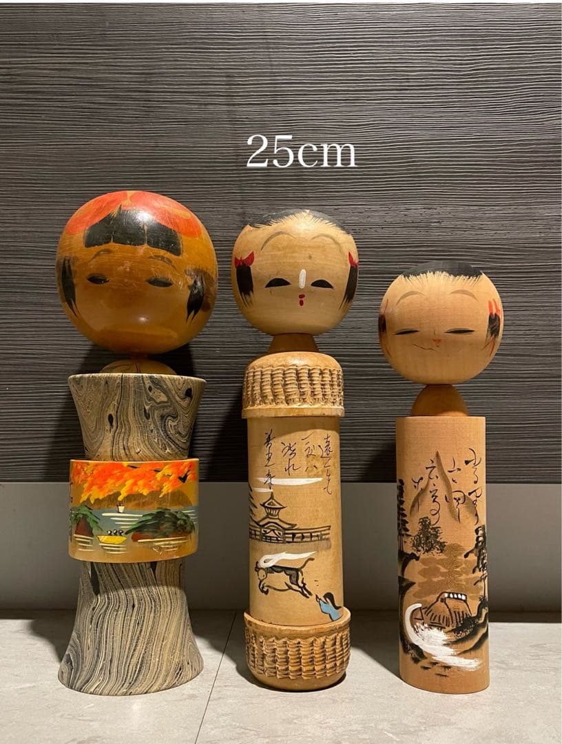 伝統 創作 こけし 郷土玩具 セット まとめ まとめて kokeshi レトロ