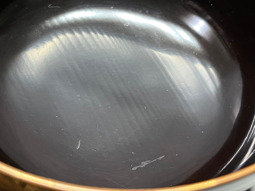 極上　輪島塗　沈金蒔絵　大きめ　吸物椀　煮椀　五客　木製　五客はラストです。