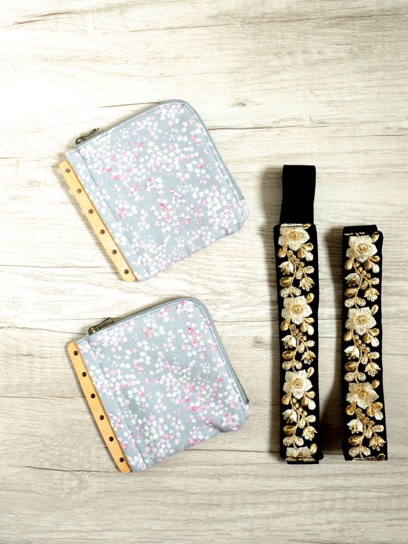 【Rページ】ファスナーリフィル・インド刺繡リボンのバンド