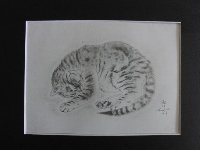 藤田嗣治、Leonard Fujita、『PASITHEA』、希少な大判額装用画