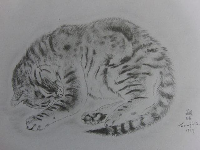 藤田嗣治、Leonard Fujita、『PASITHEA』、希少な大判額装用画