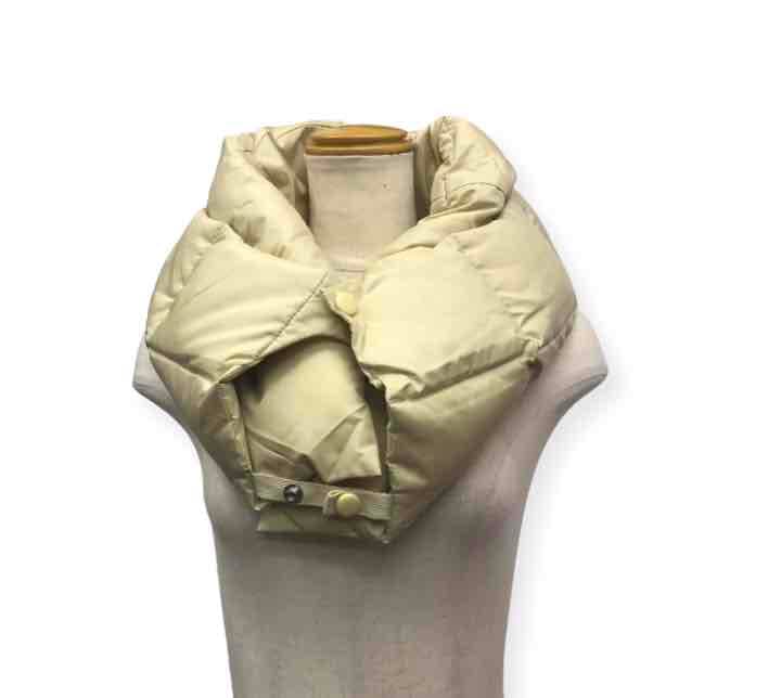 新品ミリマサユキマルカワm/mダウンケープベストポンチョジャケットスヌード襟巻き