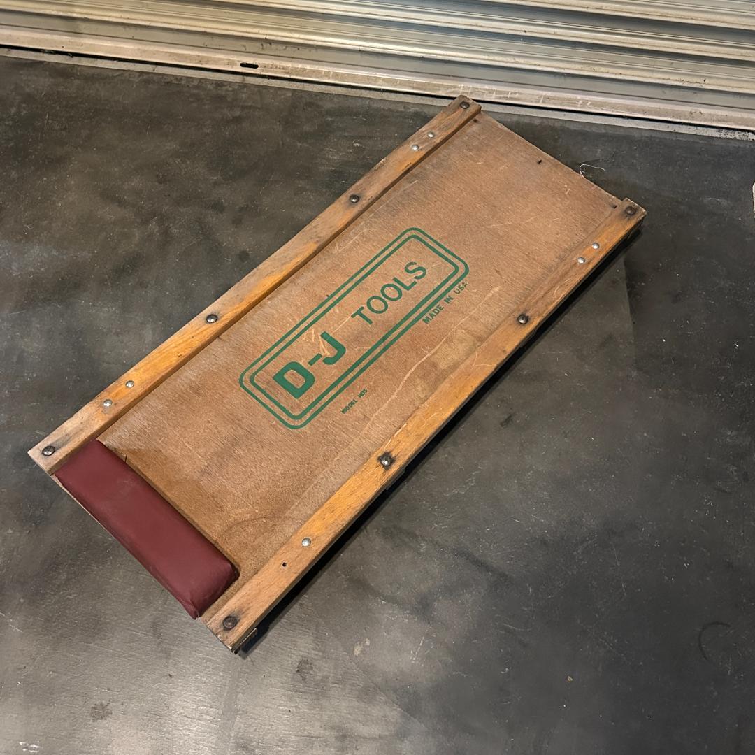 【MADE IN USA】D-J TOOLS 木製 メカニッククリーパー 寝板