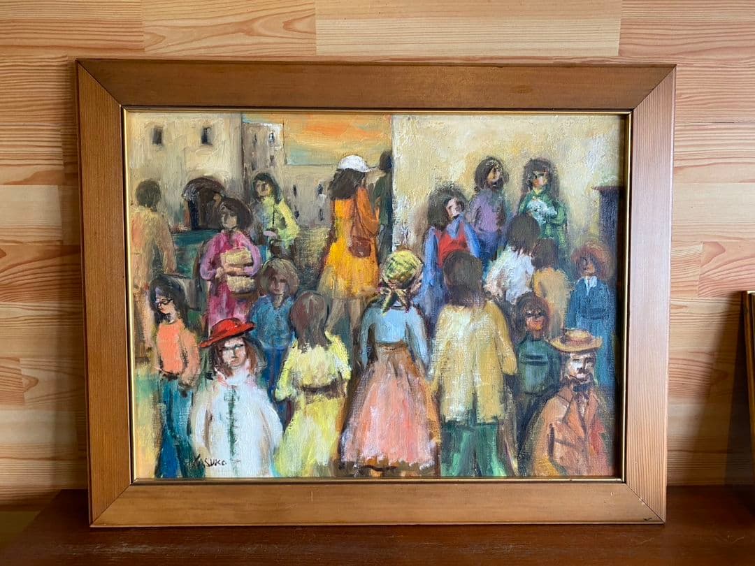 油絵【メトロ裏】YASUKO作  29