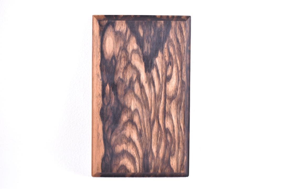 No.336黒柿孔雀杢のトレー