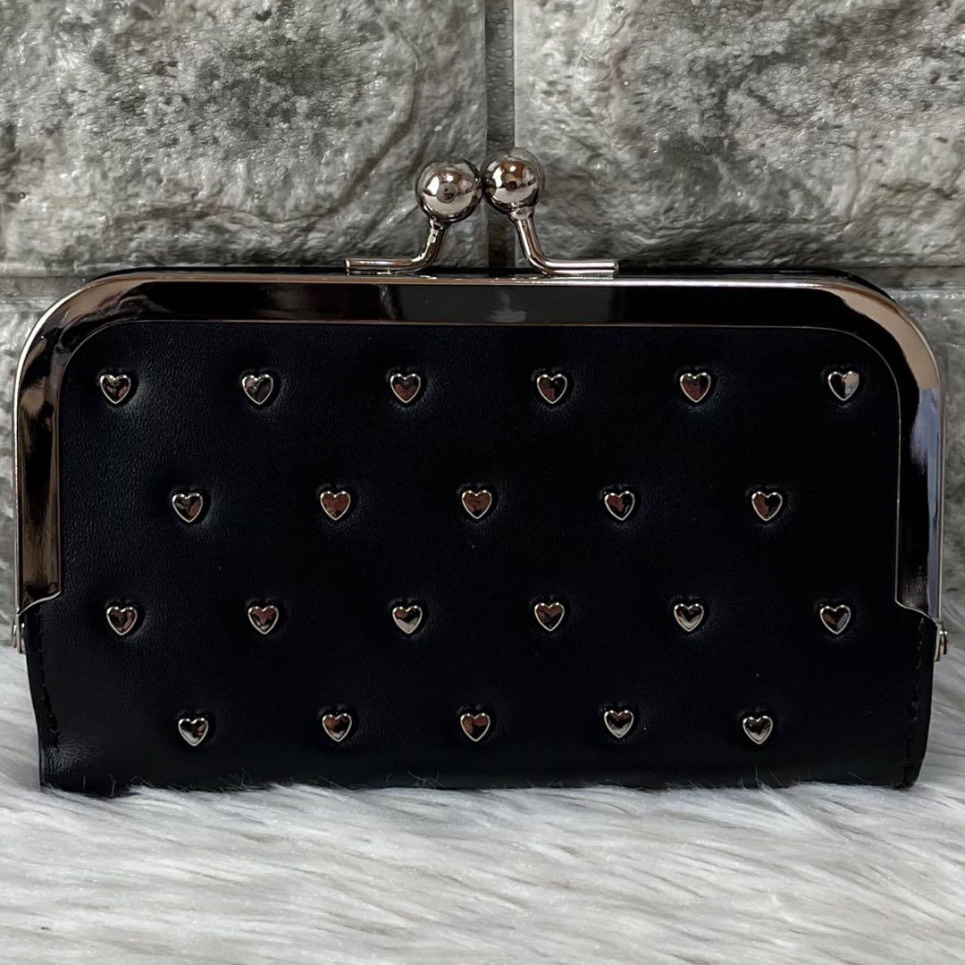 【新品未使用】希少　エピヌ　ハートスタッズ　ウォレット　二つ折り財布