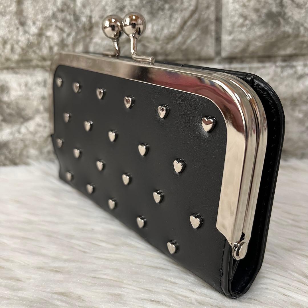 【新品未使用】希少　エピヌ　ハートスタッズ　ウォレット　二つ折り財布