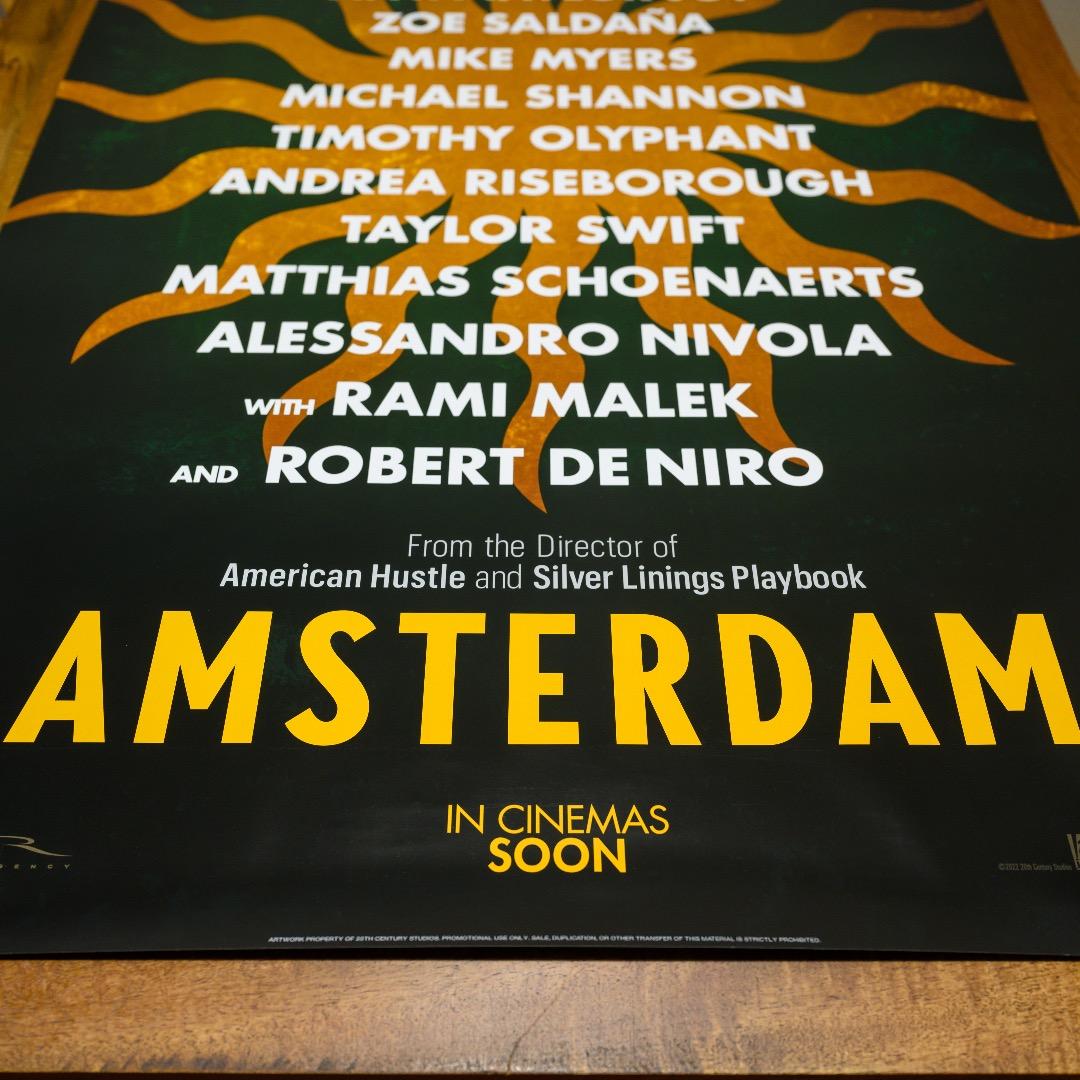 【映画館用両面ポスター】アムステルダム / Amsterdam Ver.A