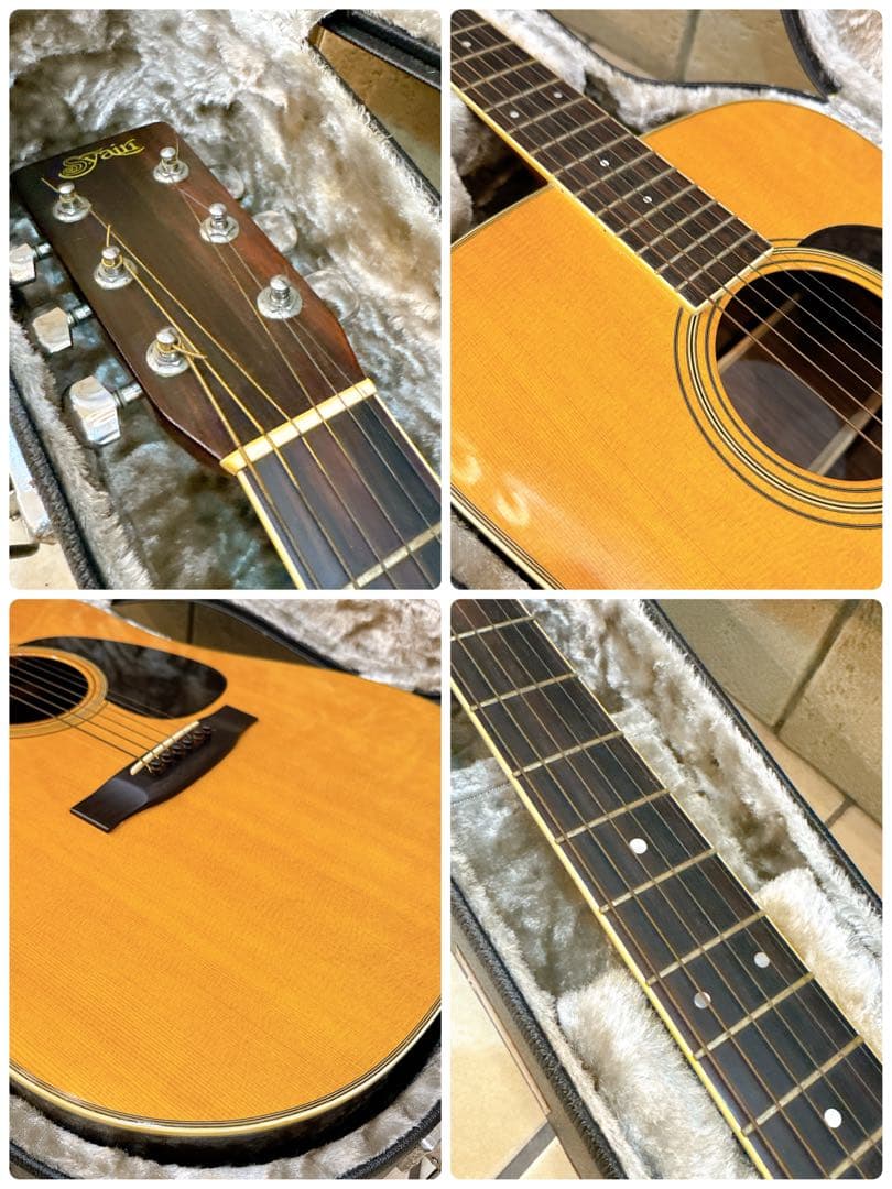 【極美品・純正ハードケース付】S.YAIRI YD302 アコギ ドレッドノート
