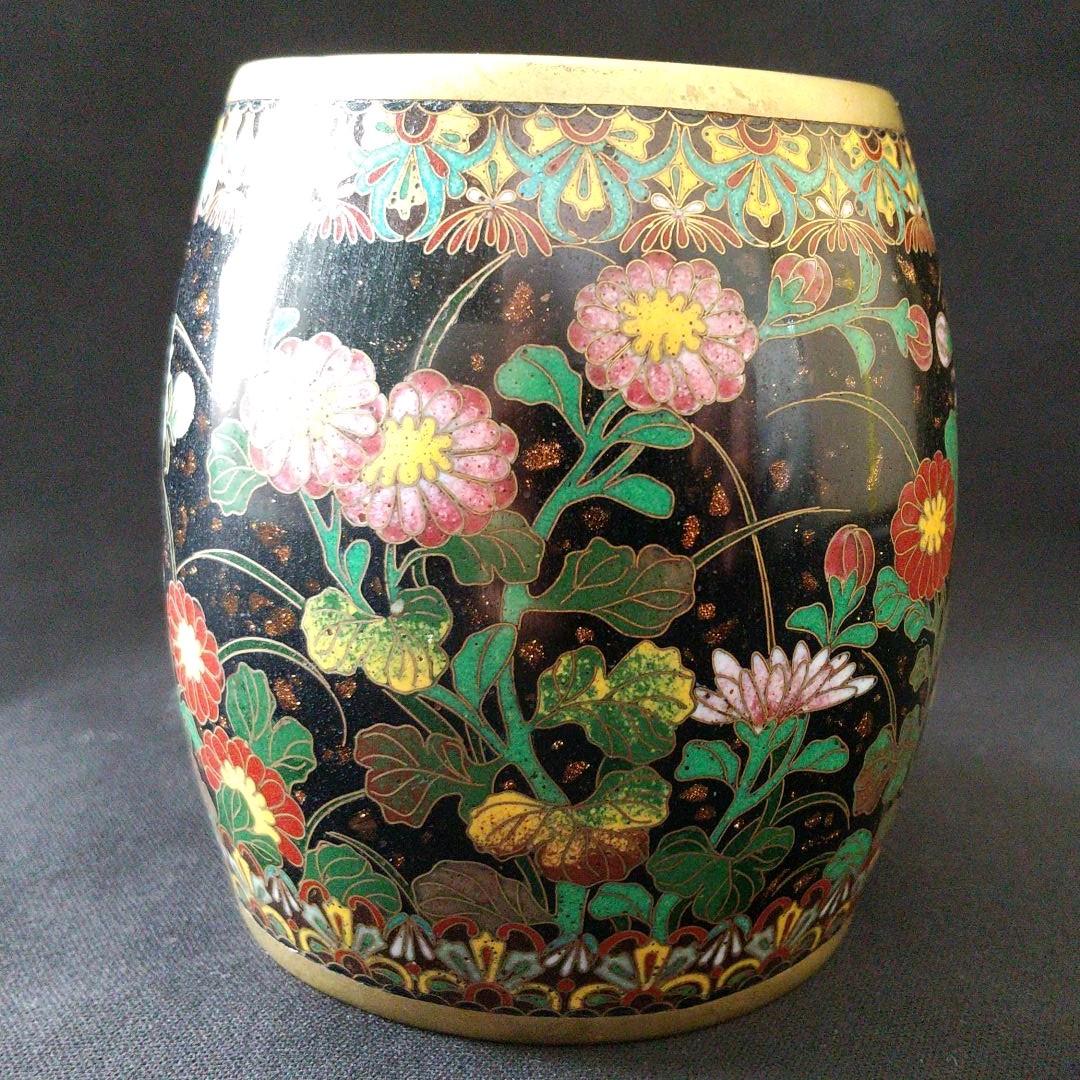 明治 七宝 細密 美術館級 鑑定団200万円 貴重 骨董 茶道具