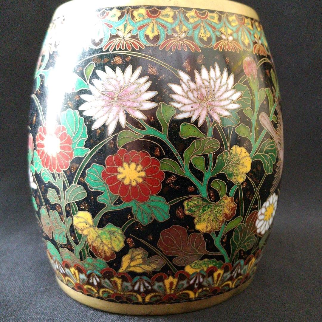 明治 七宝 細密 美術館級 鑑定団200万円 貴重 骨董 茶道具