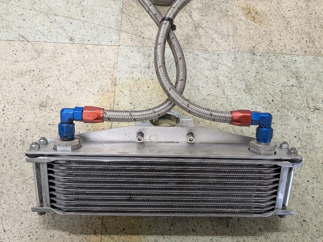 ま*と様 ホンダ CB400フォア オイルクーラー （アダプタ・ホース付）管理l