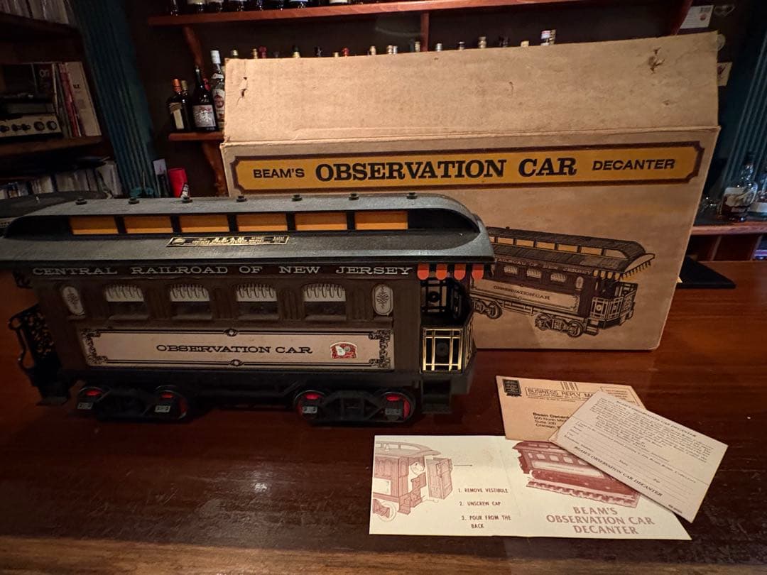 ジムビーム　BEAM'S OBSERVATION CAR DECANTER 陶器