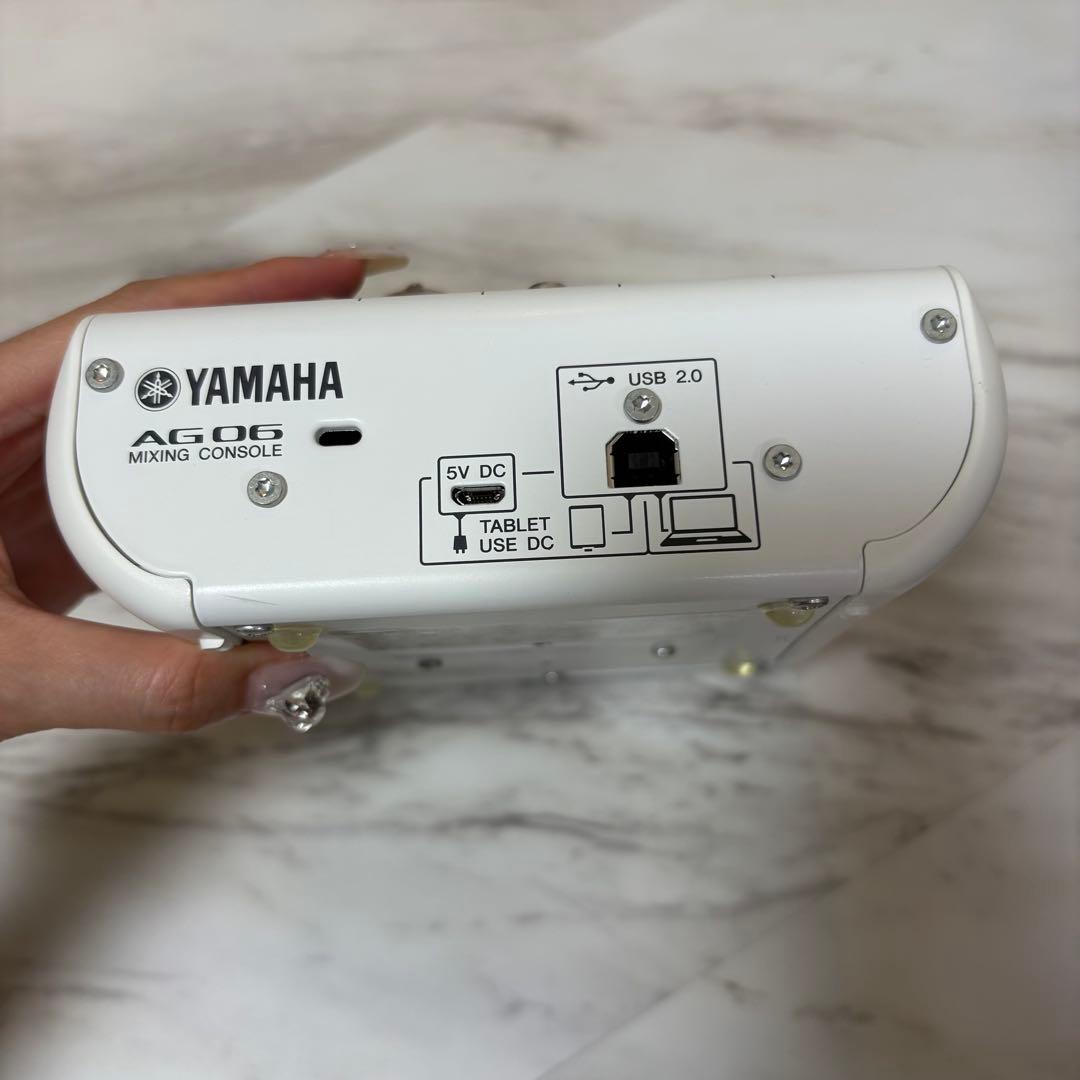 YAMAHA オーディオインターフェイス AG06 本体+ケーブル+説明書