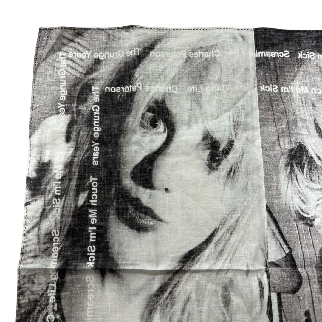 未使用品級タカヒロミヤシタ グラフィックバンダナ カートコバーン コートニーラブ