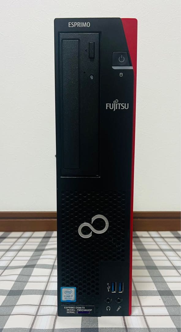 FUJITSU ESPRIMOデスクトップパソコンOfficeSSD256/16