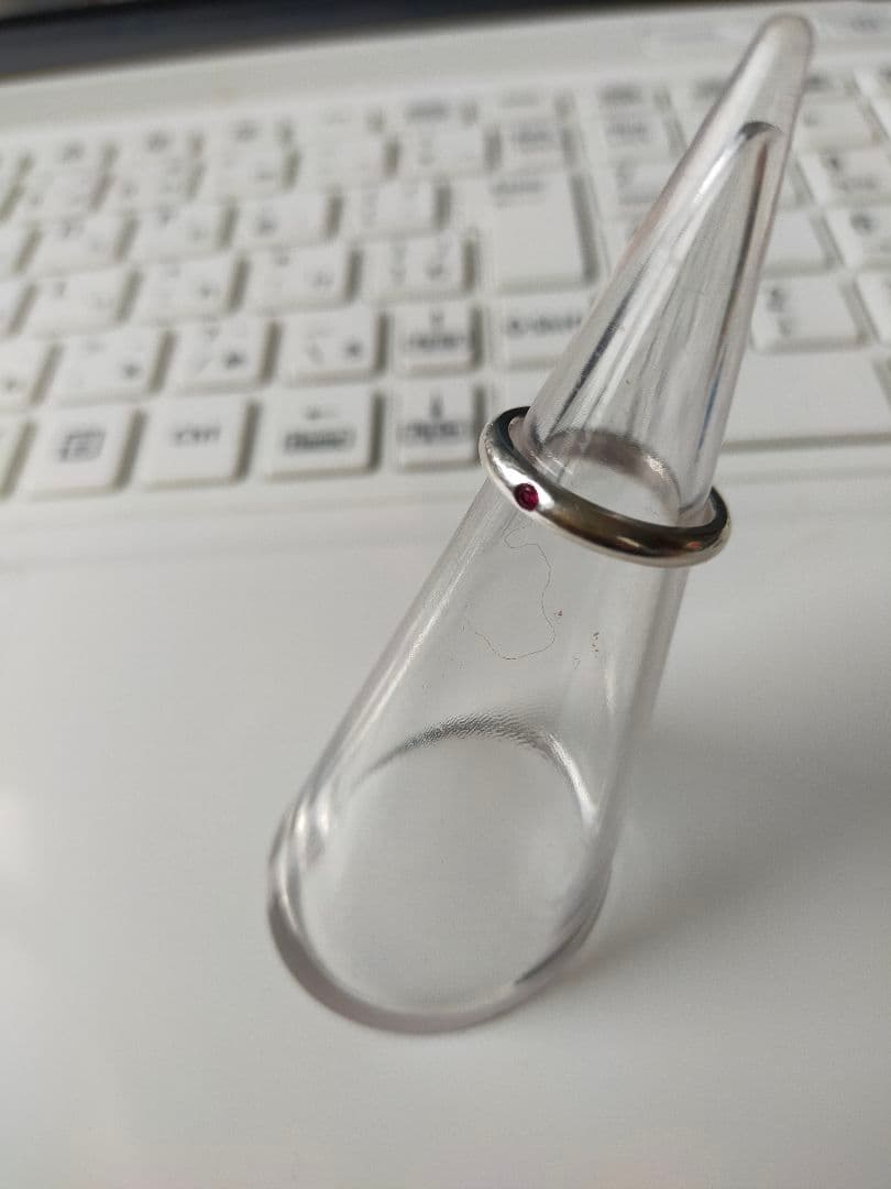 w*e様 【極美品】□ティファニー　リング8号　スタッキングバンド　シルバー　指