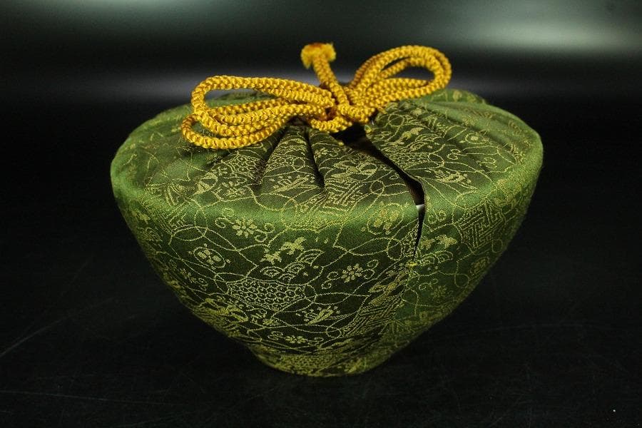 茶道具 唐物 染付茶碗 仕服 時代物(K-LC871)