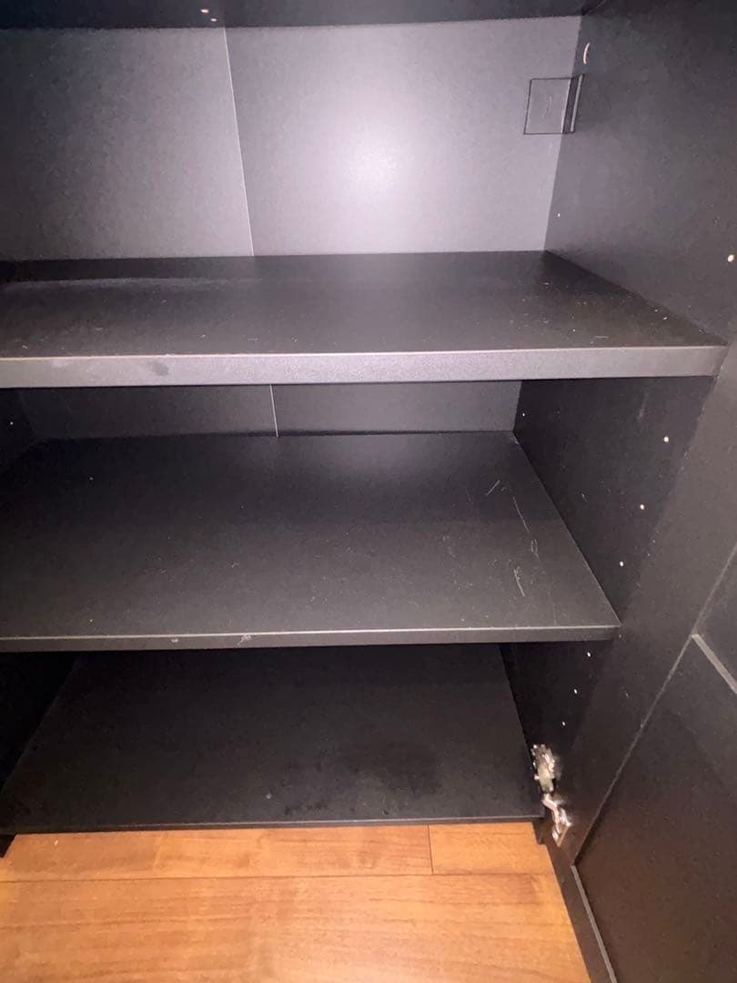 （完成品 組立品）IKEA キャビネット　ブリムネス　BRIMNES ブラック