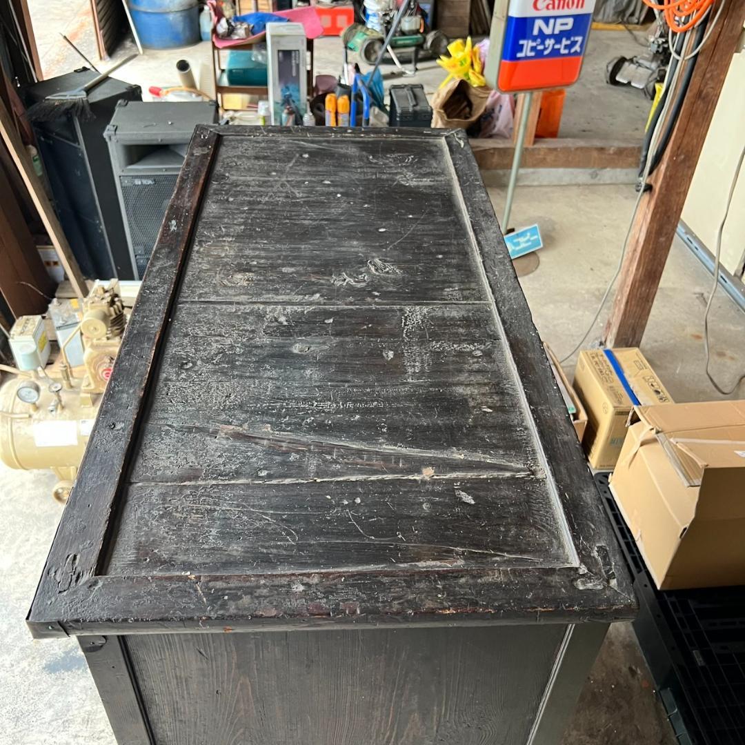 【珍品】　李朝　箪笥　タンス　時代物　現状品　【たのメル便♪】