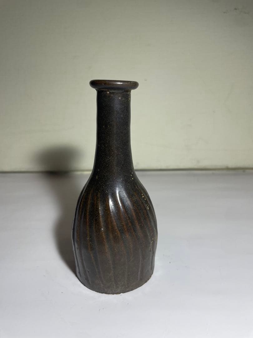 やちむん　知花焼　琉球美術　古典焼　沖縄　ビンシー　花活け　戦前