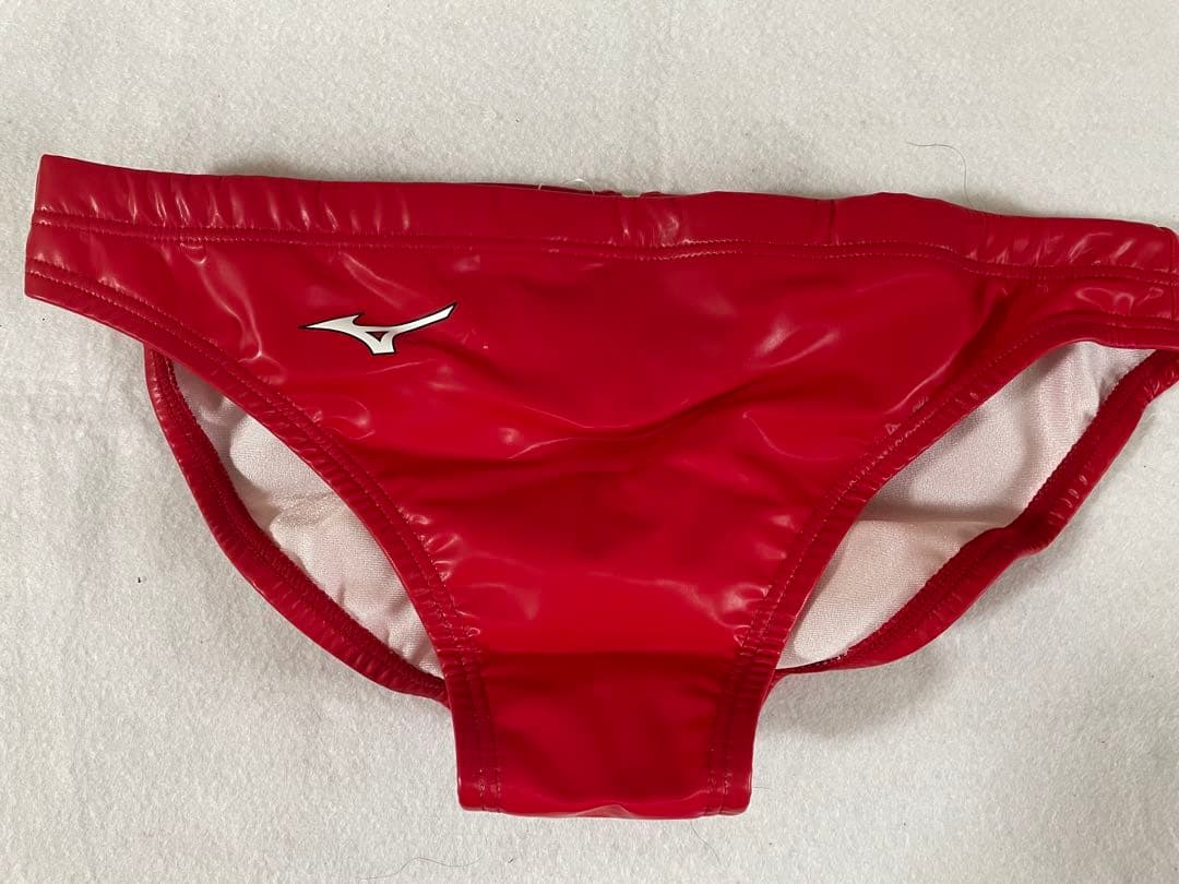 ミズノMIZUNO水球ウォーターポロVパンツ赤M寸新品