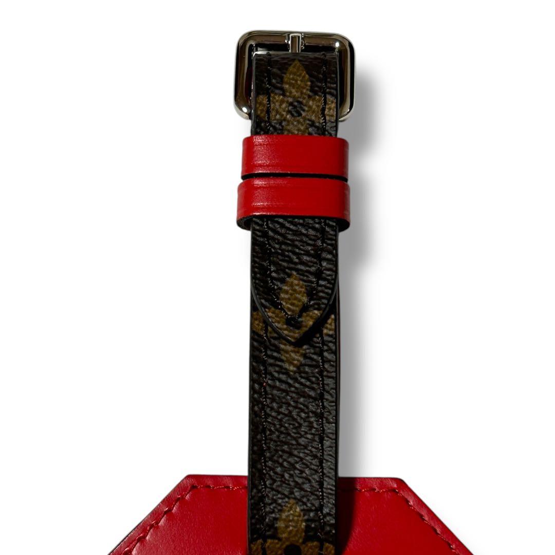 【美品】ルイ・ヴィトン エピ ポルト アドレス ネームタグ モノグラム チャーム