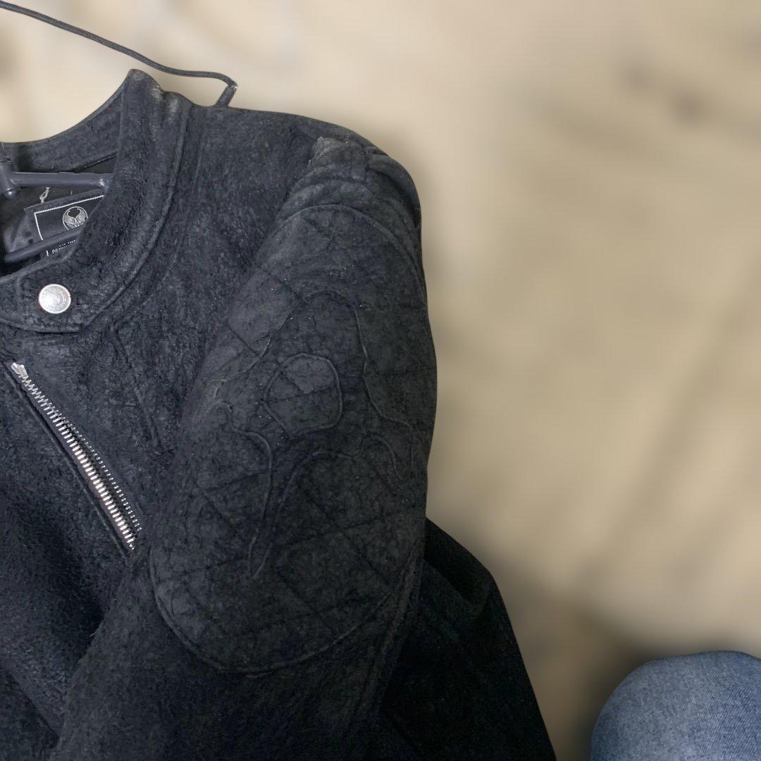 BACKBONE デストロイシングルライダースジャケット北原哲夫