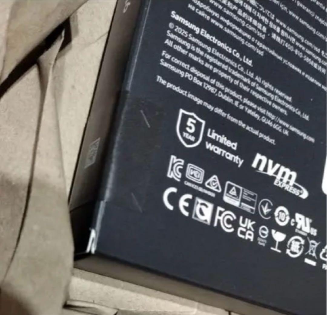 SAMSUNG 9100 PRO SSD 4TB 納品書付き