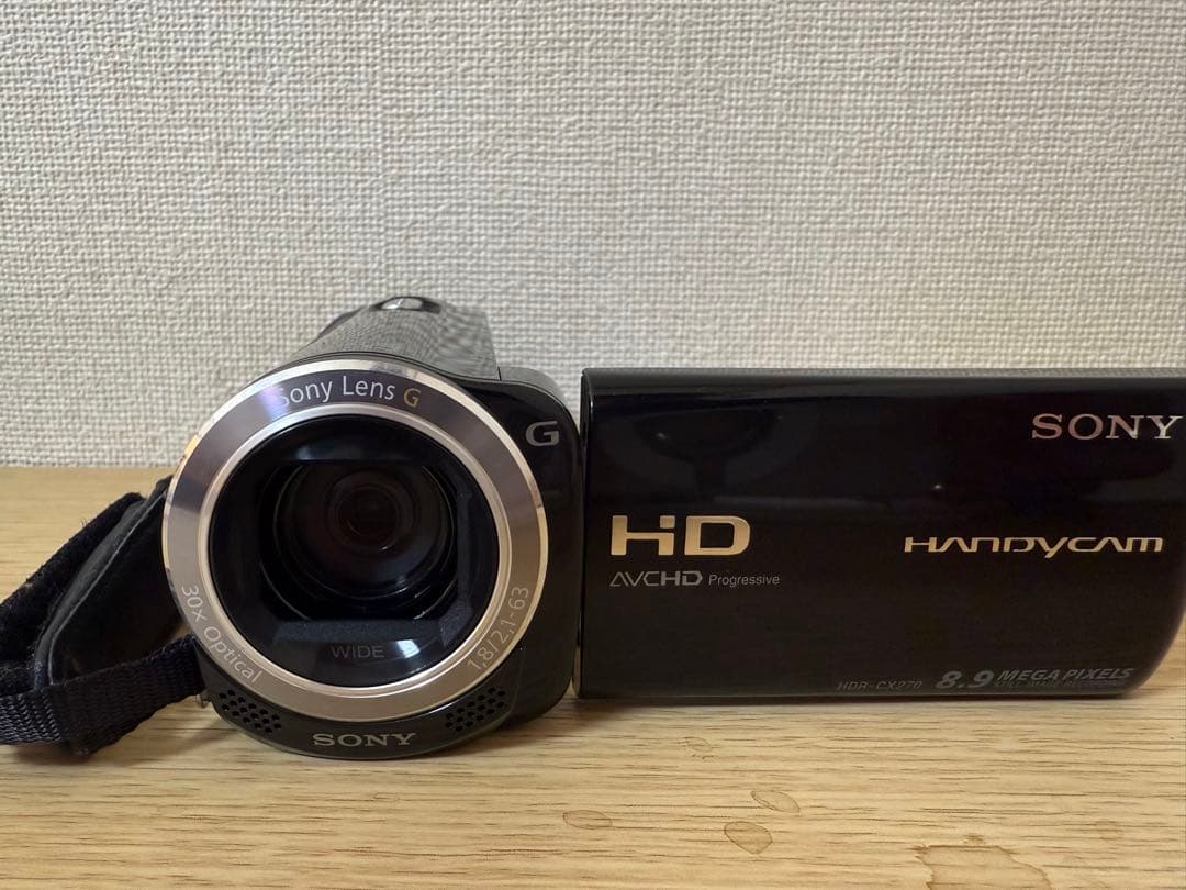 【動作確認済み美品】SONY HANDYCAM HDR-CX270V