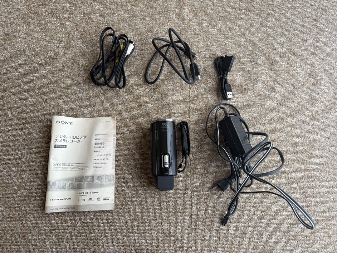 【動作確認済み美品】SONY HANDYCAM HDR-CX270V