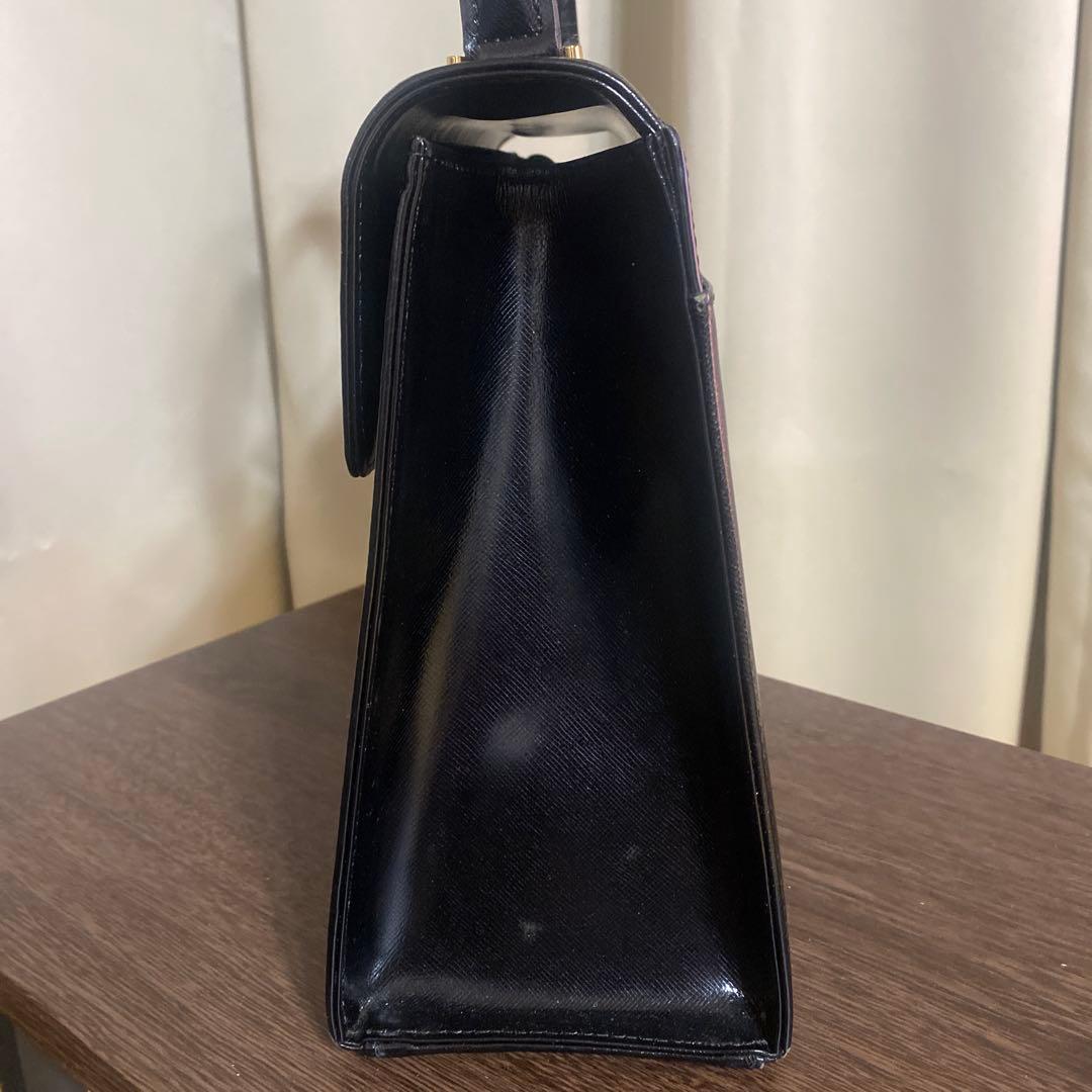 【送料無料】ヴェルサーチ ハンドバッグ フォーマル メデューサ レザー ブラック