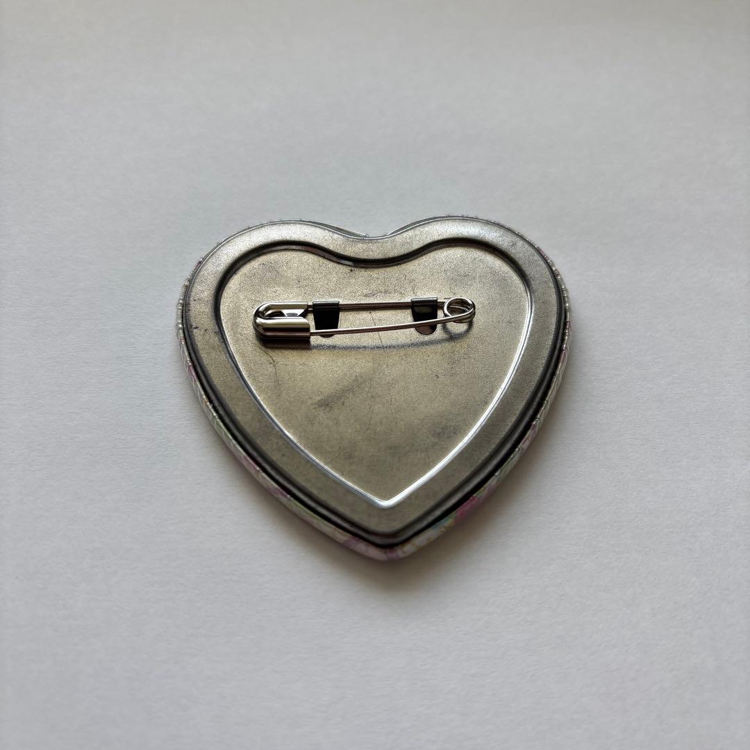 アイカツスターズ　双葉アリアハート型缶バッジ