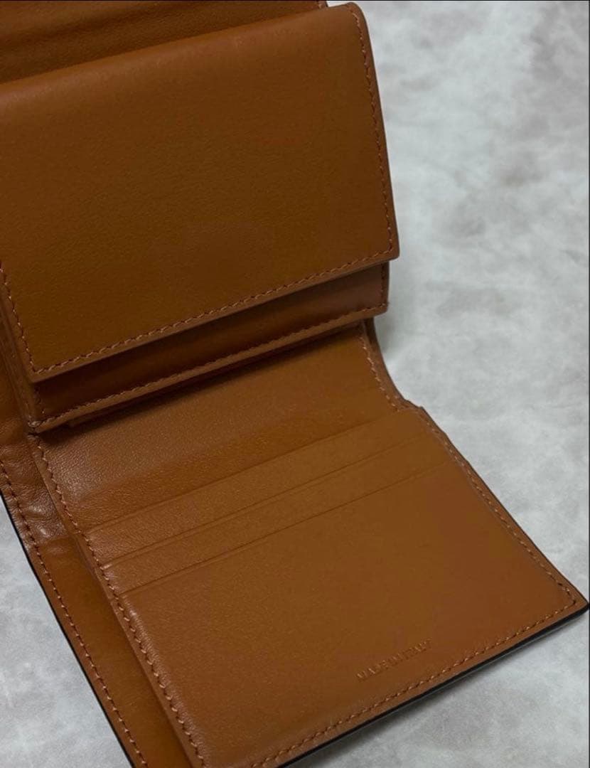 ◇セリーヌ◇レザー/トリオンフ/スモール/三つ折り財布/ブラウン/正規品