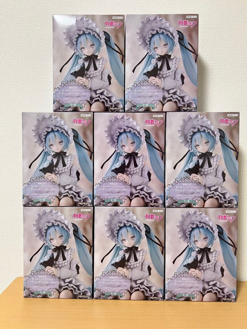 初音ミク　ぬーどるストッパーフィギュア −ヴィンテージドール− ×8個