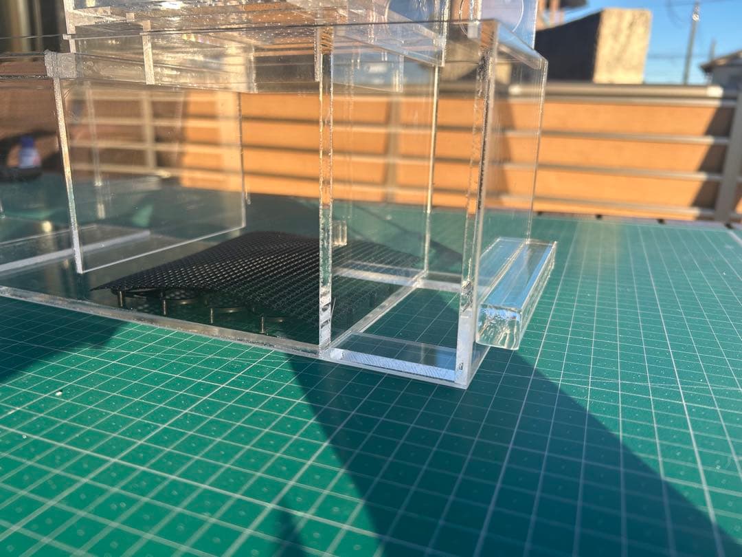 60cm水槽用　アクリル製上部濾過式アクアポニックス仕様