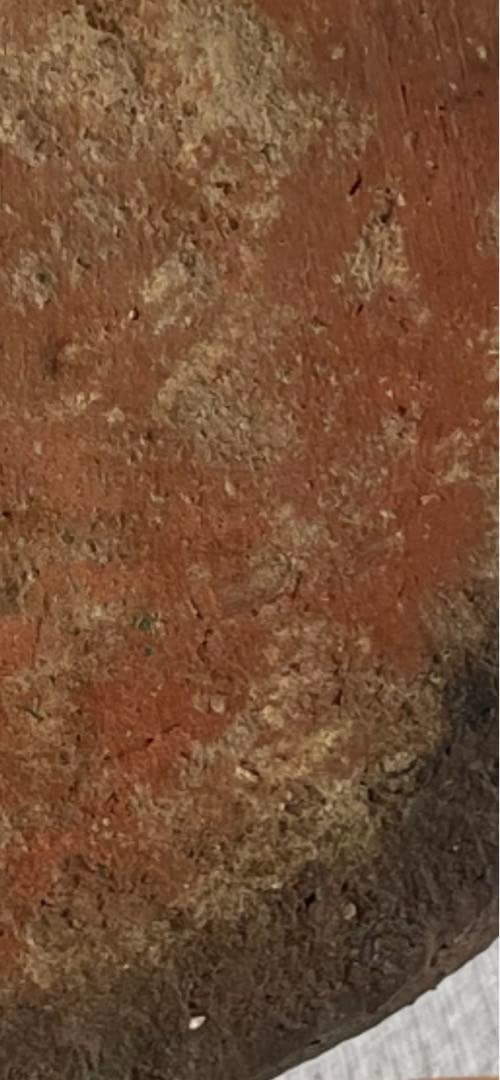 【備前焼、三耳壺、花器中壺、骨董品アンティーク、箱無し。