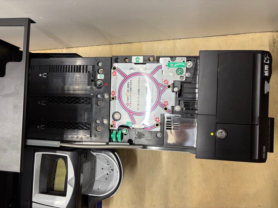 自動釣銭機　GLORY　RT-N300　RAD-N300　レジ　ブラック　黒