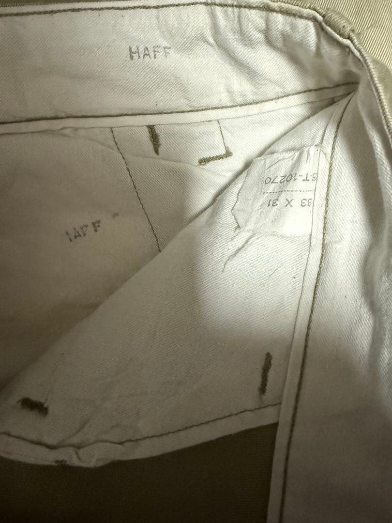 パンツ 40s US Military Twill Pants Size W33 L31