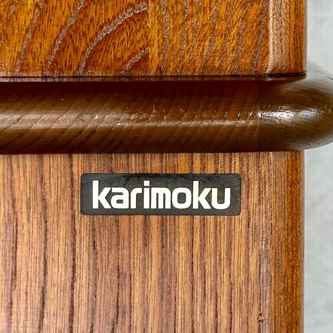 ★70s★ KarImoku カリモク電話台 サイドテーブル 花台 レトロ家具